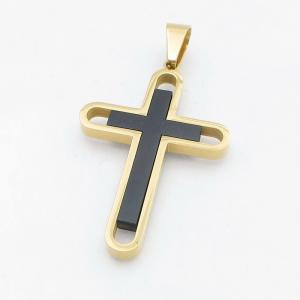 Stainless Steel Cross Pendant - KP117986-HR