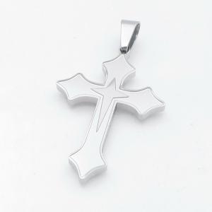 Stainless Steel Cross Pendant - KP117987-HR