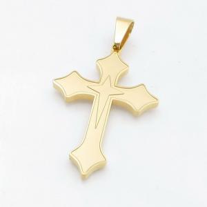 Stainless Steel Cross Pendant - KP117988-HR