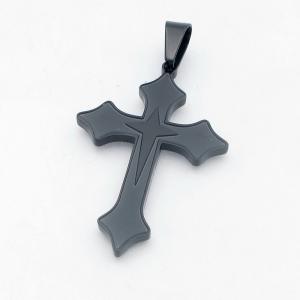 Stainless Steel Cross Pendant - KP117989-HR