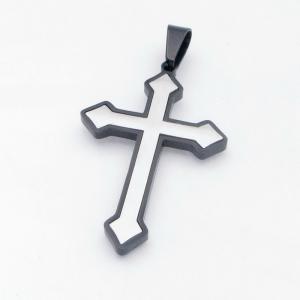Stainless Steel Cross Pendant - KP117995-HR