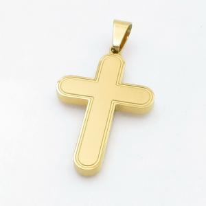 Stainless Steel Cross Pendant - KP117999-HR