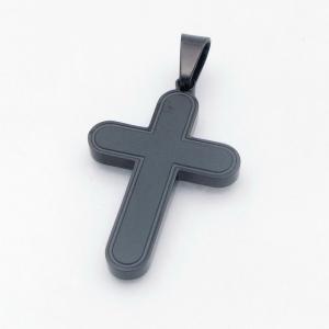 Stainless Steel Cross Pendant - KP118000-HR