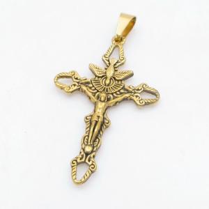 Stainless Steel Cross Pendant - KP118062-KD