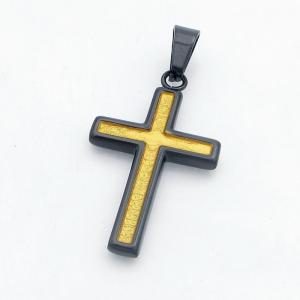 Stainless Steel Cross Pendant - KP118271-HR