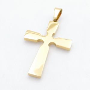 Stainless Steel Cross Pendant - KP118276-HR