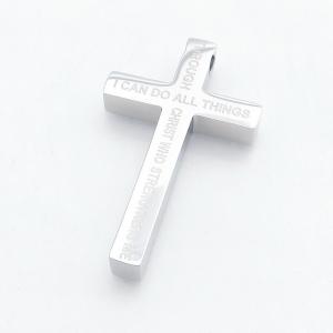 Stainless Steel Cross Pendant - KP118280-HR