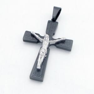 Stainless Steel Cross Pendant - KP118292-HR