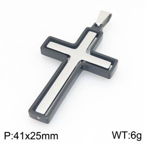 Stainless Steel Jewelry Cross Pendant - KP118326-ZLA