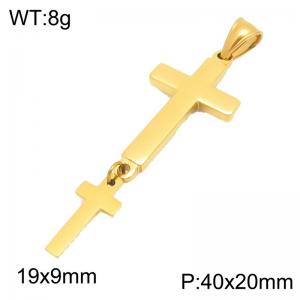 Stainless Steel Cross Pendant - KP118379-Z