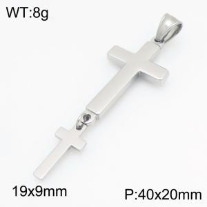 Stainless Steel Cross Pendant - KP118380-Z
