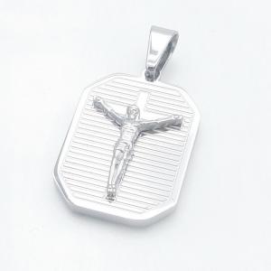 Stainless Steel Cross Pendant - KP118384-HR