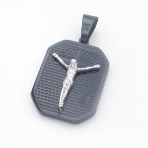 Stainless Steel Cross Pendant - KP118387-HR