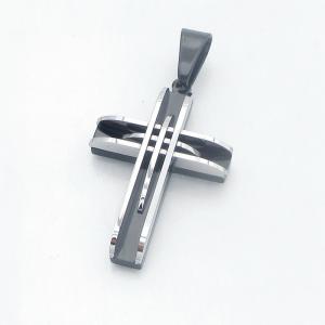 Stainless Steel Cross Pendant - KP118392-HR