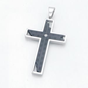 Stainless Steel Cross Pendant - KP118399-HR