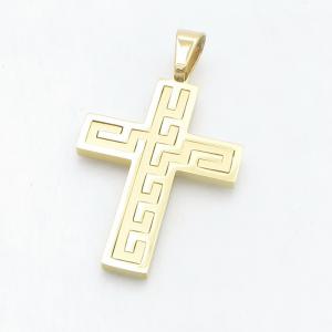 Stainless Steel Cross Pendant - KP118403-HR