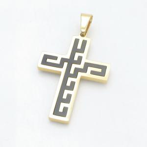 Stainless Steel Cross Pendant - KP118406-HR