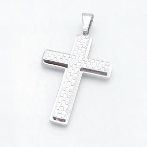 Stainless Steel Cross Pendant - KP118408-HR