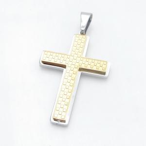 Stainless Steel Cross Pendant - KP118412-HR