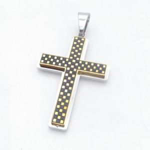 Stainless Steel Cross Pendant - KP118414-HR