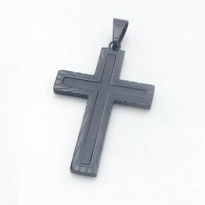Stainless Steel Cross Pendant - KP118424-HR
