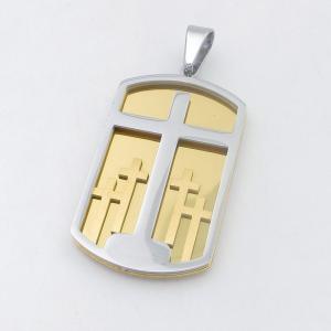 Stainless Steel Cross Pendant - KP118431-HR