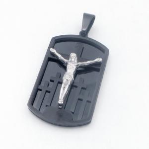 Stainless Steel Cross Pendant - KP118436-HR