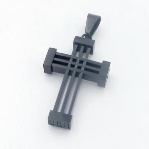 Stainless Steel Cross Pendant - KP118439-HR
