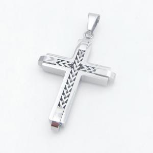 Stainless Steel Cross Pendant - KP118456-HR