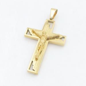 Stainless Steel Cross Pendant - KP118463-HR