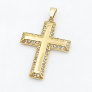 Stainless Steel Cross Pendant - KP118467-HR