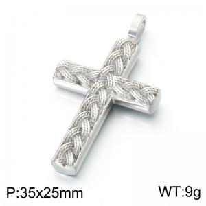 Stainless steel jewelry cross pendant - KP118474-GC