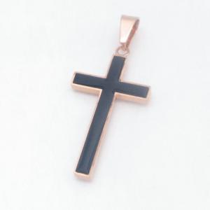 Stainless Steel Cross Pendant - KP119021-HR