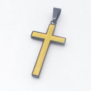 Stainless Steel Cross Pendant - KP119022-HR
