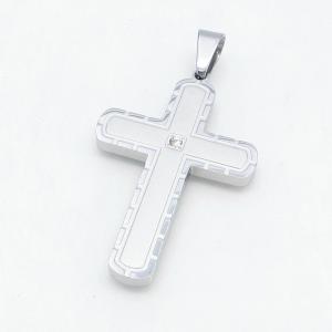 Stainless Steel Cross Pendant - KP119032-HR