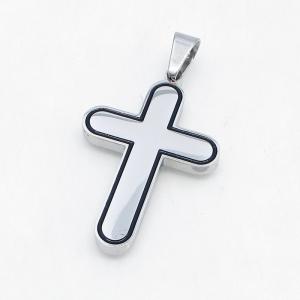 Stainless Steel Cross Pendant - KP119037-HR