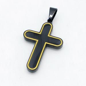 Stainless Steel Cross Pendant - KP119039-HR