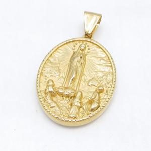 Stainless Steel Gold-plating Pendant - KP119103-GSD