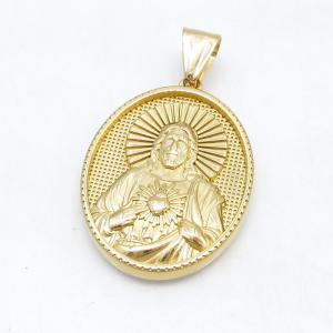 Stainless Steel Gold-plating Pendant - KP119105-GSD
