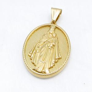 Stainless Steel Gold-plating Pendant - KP119110-GSD