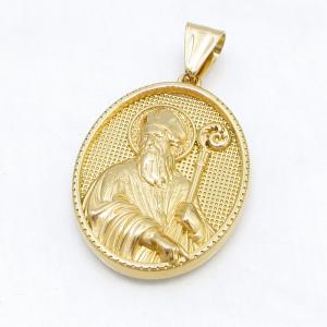 Stainless Steel Gold-plating Pendant - KP119112-GSD
