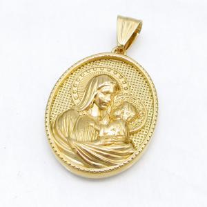 Stainless Steel Gold-plating Pendant - KP119114-GSD