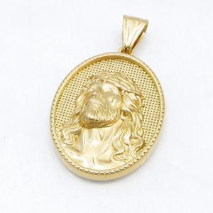 Stainless Steel Gold-plating Pendant - KP119118-GSD