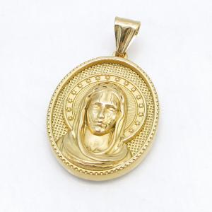 Stainless Steel Gold-plating Pendant - KP119120-GSD