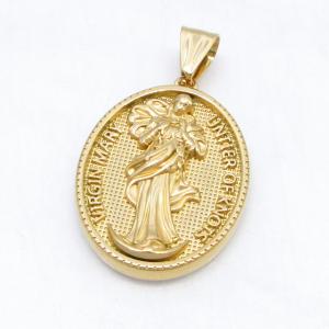 Stainless Steel Gold-plating Pendant - KP119121-GSD