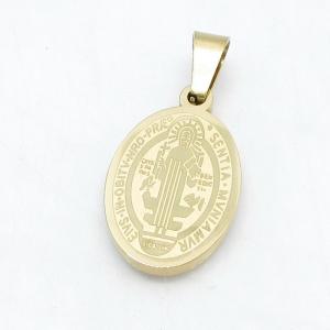 Stainless Steel Gold-plating Pendant - KP119189-HDJ