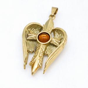 Stainless Steel Gold-plating Pendant - KP119225-ZY
