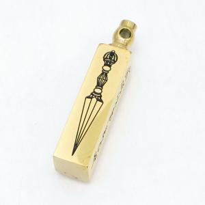 Stainless Steel Gold-plating Pendant - KP119252-ZY