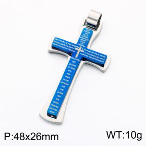 Stainless Steel Cross Pendant - KP119293-KL
