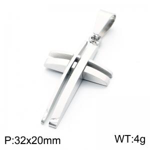 Stainless Steel Cross Pendant - KP119314-KL